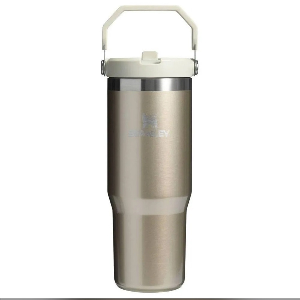 Stanley 30 oz Stainless Steel IceFlow Flip Straw Tumbler Honey Talks - Picture 2 of 2